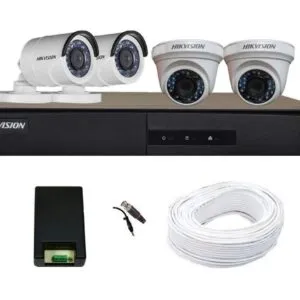 Hikvision Full HD 2MP 4 CCTV Camera 4Ch. Full HD DVR Kit Set
