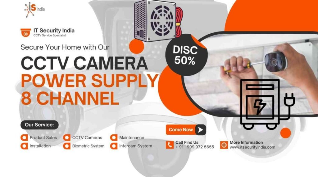 CCTV Camera Power Supply 8 Channel