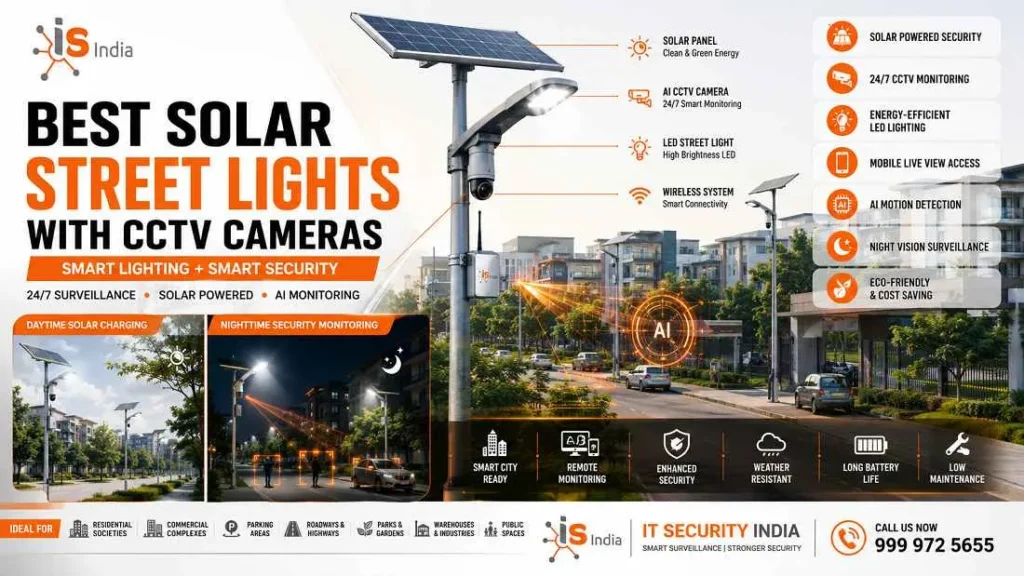 Best Solar Street Lights with CCTV Cameras for Smart Security