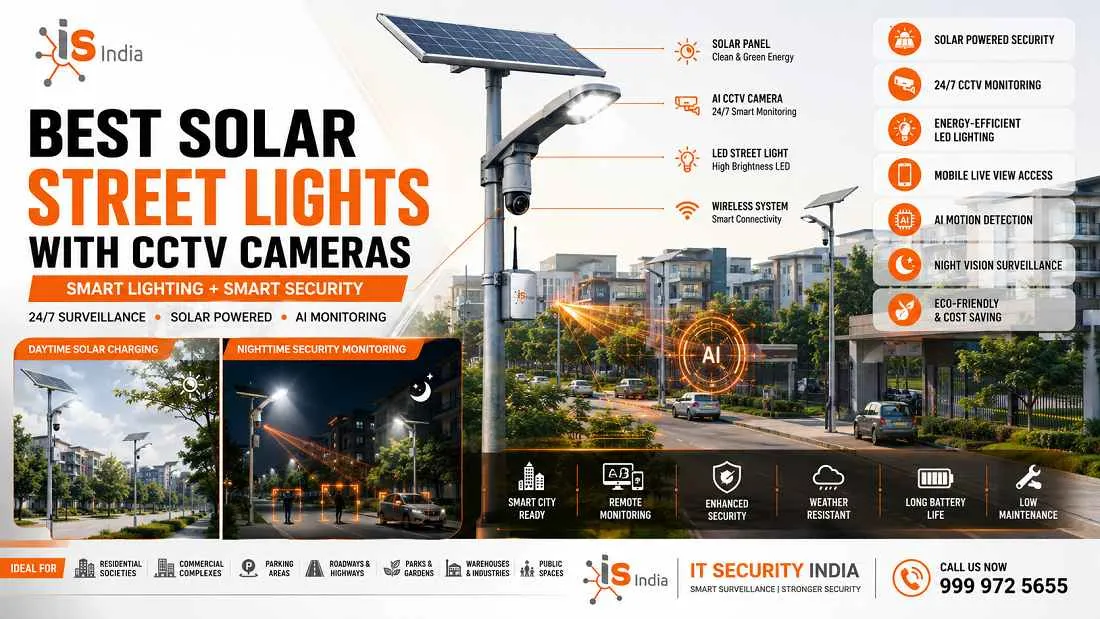Home Page 9 Best Solar Street Lights with CCTV Cameras for Smart Security