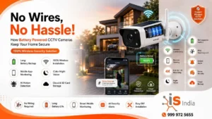 No Wires, No Hassle! How Battery Powered CCTV Cameras Keep Your Home Secure