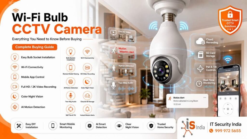 Wi-Fi Bulb CCTV Camera Everything You Need to Know Before Buying
