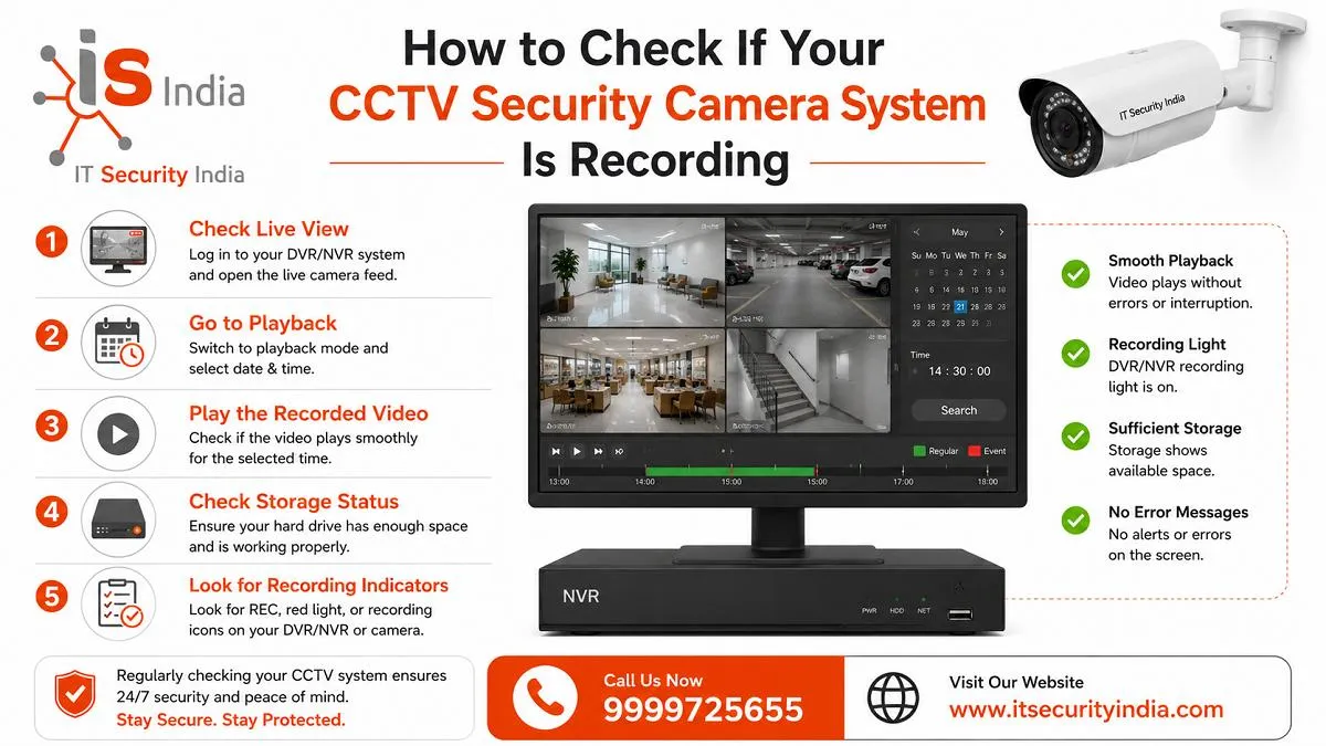 How to Check If Your CCTV Security Camera System Is Recording